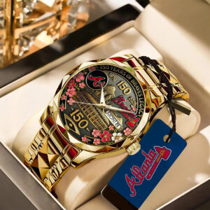 Atlanta Braves Alloy Luxury Quartz Watch – TANTN 15250