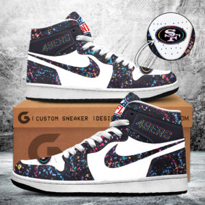 San Francisco 49ers Crucial Catch 2025 AJ1 Sneaker - TANTN15703