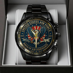 US Air Force Black Stainless Steel Watch - TANTN15885