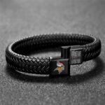 Minnesota Vikings Crucial Catch 2025 Braided Leather Bracelet - TANTN15927
