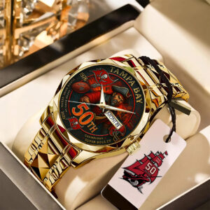 Tampa Bay Buccaneers 50th Anniversary 2026 Alloy Luxury Quartz Watch - TANTN15981