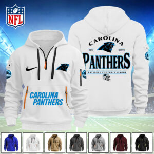 Carolina Panthers 2D Quarter Zip Hoodie - TANTN16106