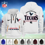 Houston Texans 2D Quarter Zip Hoodie - TANTN16114