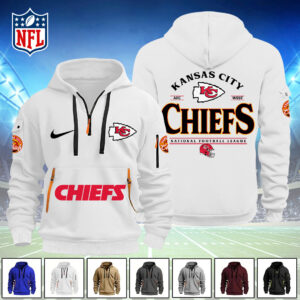 Kansas City Chiefs 2D Quarter Zip Hoodie - TANTN16117