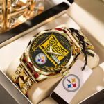 Pittsburgh Steelers The Terrible Towel 2025 Alloy Luxury Quartz Watch - TANTN16136