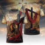 Lion Cross Resurrection Christian 3D Apparel – TANTN16190
