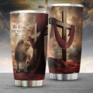The Lion And The Path To Life Tumbler Cup - TANTN16227