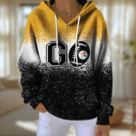 Pittsburgh Steelers 3D Diagonal Jacquard Hoodie - TANTN16272