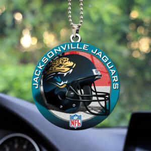 Jacksonville Jaguars Custom Shape 2-sided Acrylic Car Ornament – TANTN16295