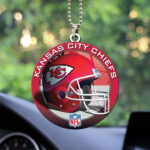 Kansas City Chiefs Custom Shape 2-sided Acrylic Car Ornament – TANTN16296
