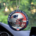 New England Patriots Custom Shape 2-sided Acrylic Car Ornament – TANTN16302