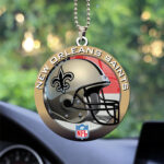 New Orleans Saints Custom Shape 2-sided Acrylic Car Ornament – TANTN16303