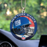 New York Giants Custom Shape 2-sided Acrylic Car Ornament – TANTN16304