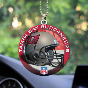 Tampa Bay Buccaneers Custom Shape 2-sided Acrylic Car Ornament – TANTN16310