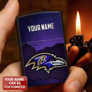 Personalized Baltimore Ravens Zippo Lighter Case (No Insert) - TANTN16516
