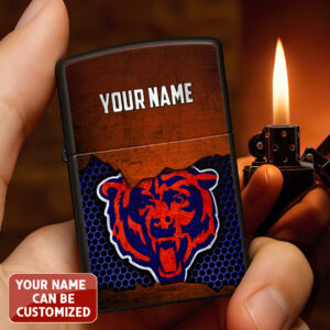 Personalized Chicago Bears Zippo Lighter Case (No Insert) - TANTN16519