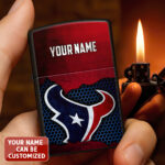 Personalized Houston Texans Zippo Lighter Case (No Insert) - TANTN16526