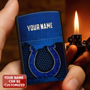 Personalized Indianapolis Colts Zippo Lighter Case (No Insert) - TANTN16527