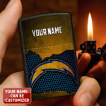 Personalized Los Angeles Chargers Zippo Lighter Case (No Insert) - TANTN16531