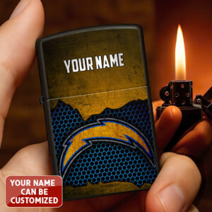 Personalized Los Angeles Chargers Zippo Lighter Case (No Insert) - TANTN16531