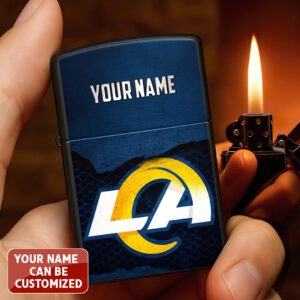Personalized Los Angeles Rams Zippo Lighter Case (No Insert) - TANTN16532