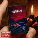 Personalized New England Patriots Zippo Lighter Case (No Insert) - TANTN16535