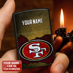 Personalized San Francisco 49ers Zippo Lighter Case (No Insert) - TANTN16541