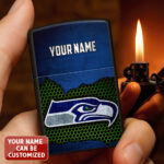 Personalized Seattle Seahawks Zippo Lighter Case (No Insert) - TANTN16542