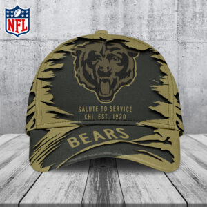 Chicago Bears 2025 Salute to Service Classic Cap - TANTN16765