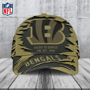 Cincinnati Bengals 2025 Salute to Service Classic Cap - TANTN16766