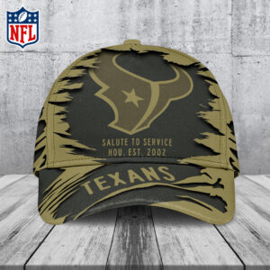 Houston Texans 2025 Salute to Service Classic Cap - TANTN16772