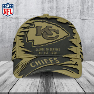 Kansas City Chiefs 2025 Salute to Service Classic Cap - TANTN16775
