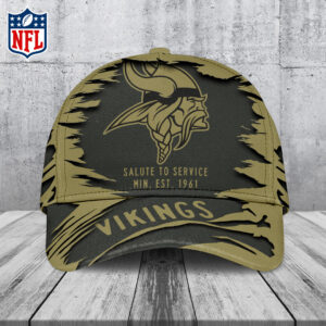 Minnesota Vikings 2025 Salute to Service Classic Cap - TANTN16780