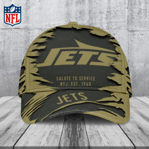 New York Jets 2025 Salute to Service Classic Cap - TANTN16784