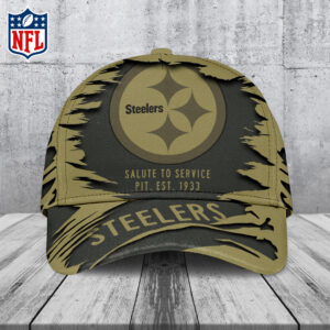 Pittsburgh Steelers 2025 Salute to Service Classic Cap - TANTN16786