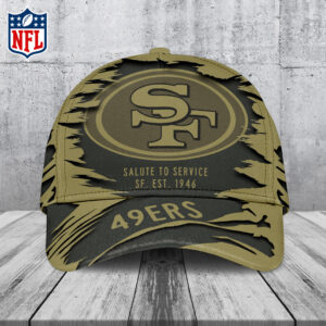 San Francisco 49ers 2025 Salute to Service Classic Cap - TANTN16787