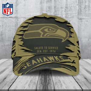 Seattle Seahawks 2025 Salute to Service Classic Cap - TANTN16788