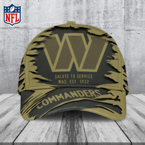 Washington Commanders 2025 Salute to Service Classic Cap - TANTN16791