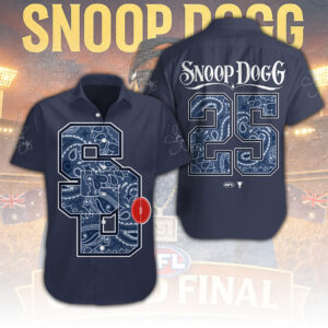 AFL Grand Final x Snoop Dogg 2025 Short Sleeve Button-Down Shirt – TANTN16868.1