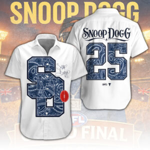 AFL Grand Final x Snoop Dogg 2025 Short Sleeve Button-Down Shirt – TANTN16869.1
