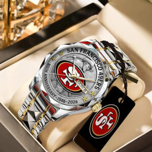 San Francisco 49ers 2026 Anniversary Alloy Luxury Quartz Watch - TANTN16987
