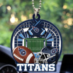 Tennessee Titans Custom shape 2-sided Acrylic Car Ornament - TMTHU747