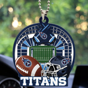 Tennessee Titans Custom shape 2-sided Acrylic Car Ornament - TMTHU747