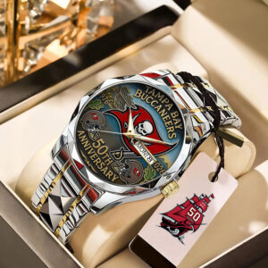 Tampa Bay Buccaneers Alloy Luxury Quartz Watch - TANTN 15286