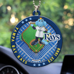 Tampa Bay Rays Custom shape 2-sided Acrylic Car Ornament - HOATT13058