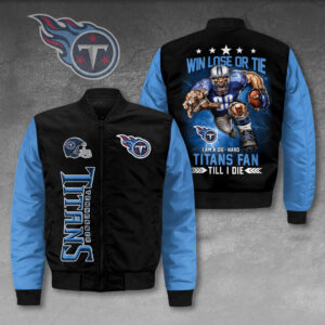 Tennessee Titans 3D Bomber Jacket - HOATT12826