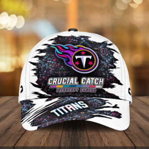 Tennessee Titans x Crucial Catch Intercept Cancer Classic Cap - MAITM12977