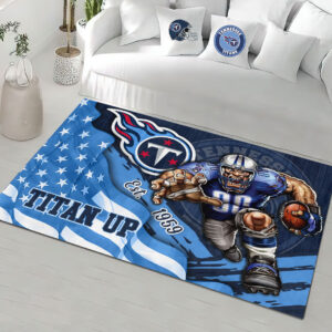 Tennessee Titans Rectangular Rug - HOATT13180