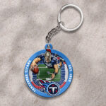 Tennessee Titans Custom Shape 2-sided Keychain - HOATT12711