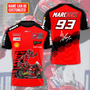 Personalized Ducati Lenovo Team x Marc Marquez 3D Apparel - TMTHU1184